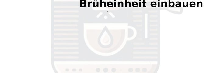 Grundeinstellung DeLonghi Mahlwerk – Schritt 2